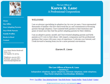 Tablet Screenshot of klane-adopt.com